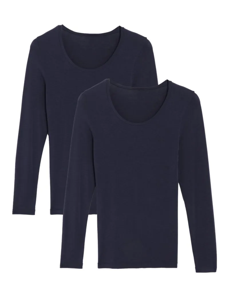 2pk Heatgen Thermal Light Long Sleeve Tops