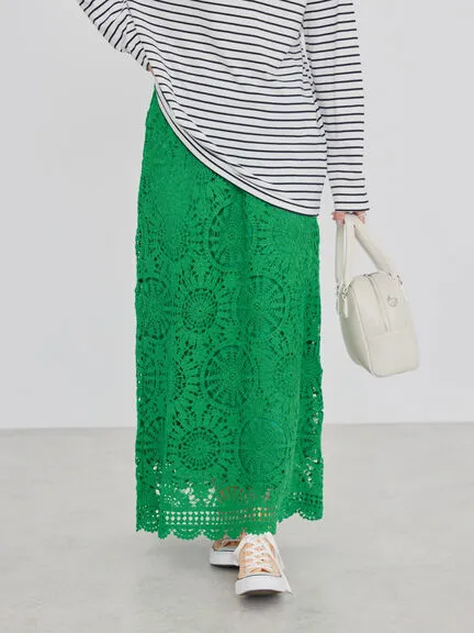 Anzio Lace Tight Skirt