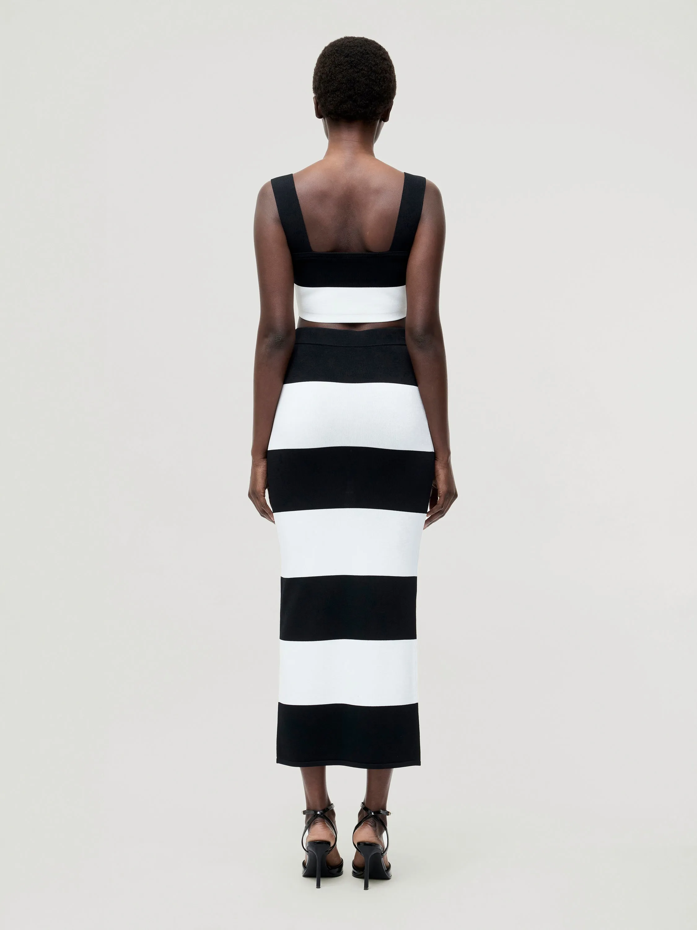 Bodycon Knit Midi Skirt