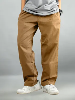 Cotton Pants For Women - Khaki