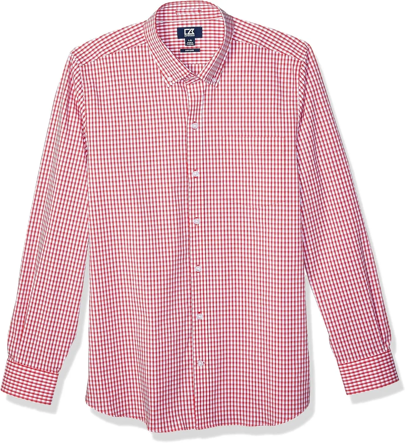 Cutter & Buck Men's Wrinkle Resistant Tailored Fit Long Sleeve Button Down Shirt