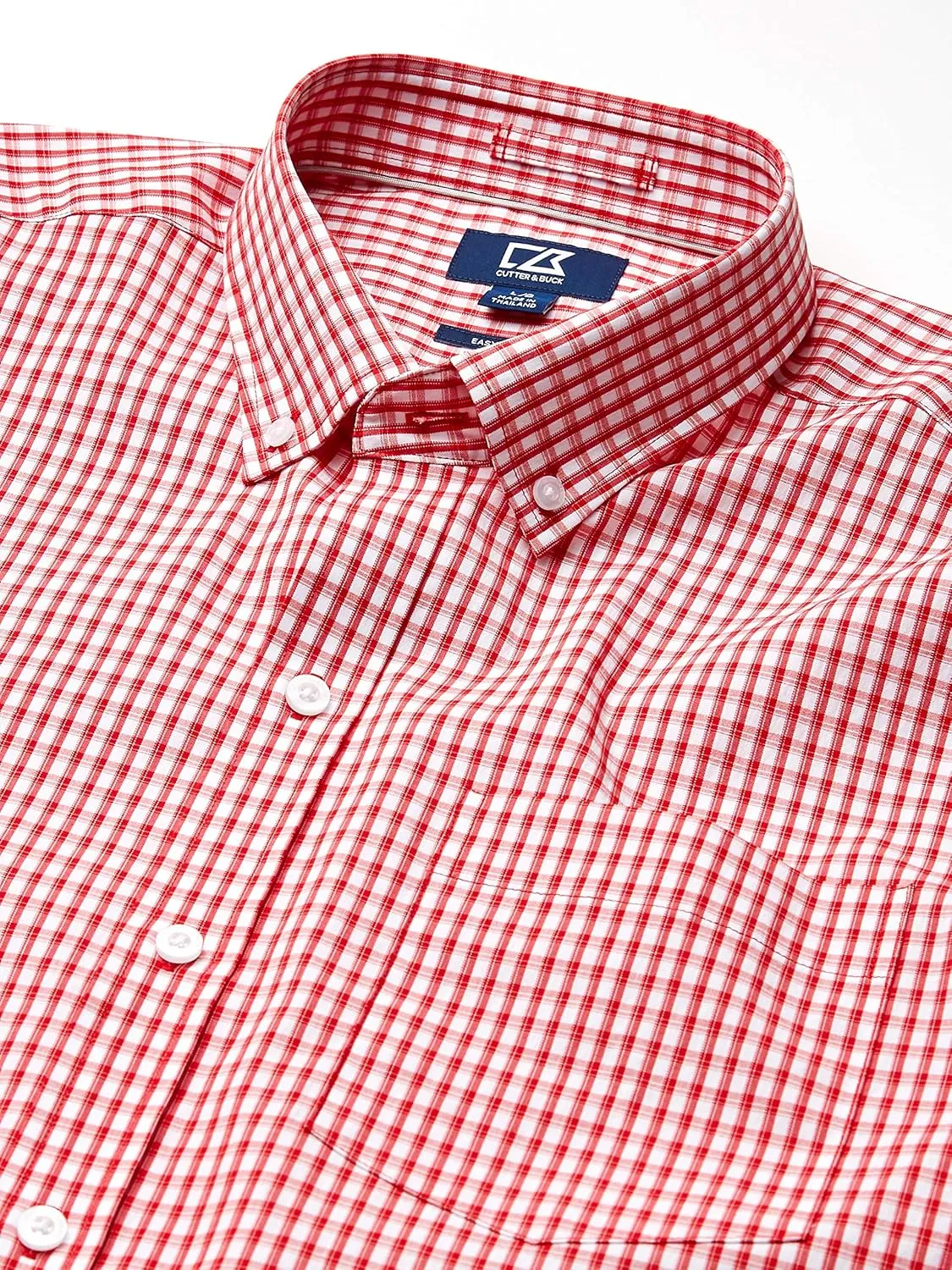 Cutter & Buck Men's Wrinkle Resistant Tailored Fit Long Sleeve Button Down Shirt