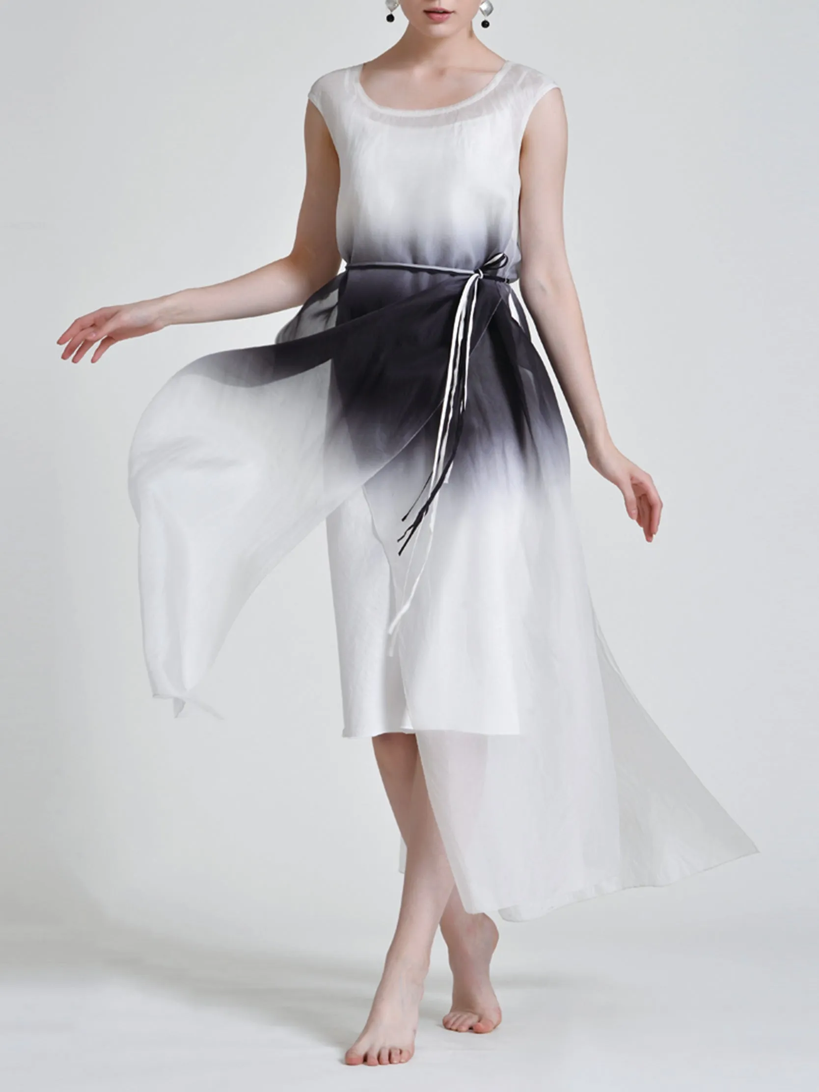 Dip-dye Organza  Dress