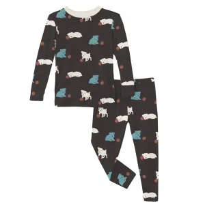 KicKee Pants Midnight Puppy L/S Pajama Set