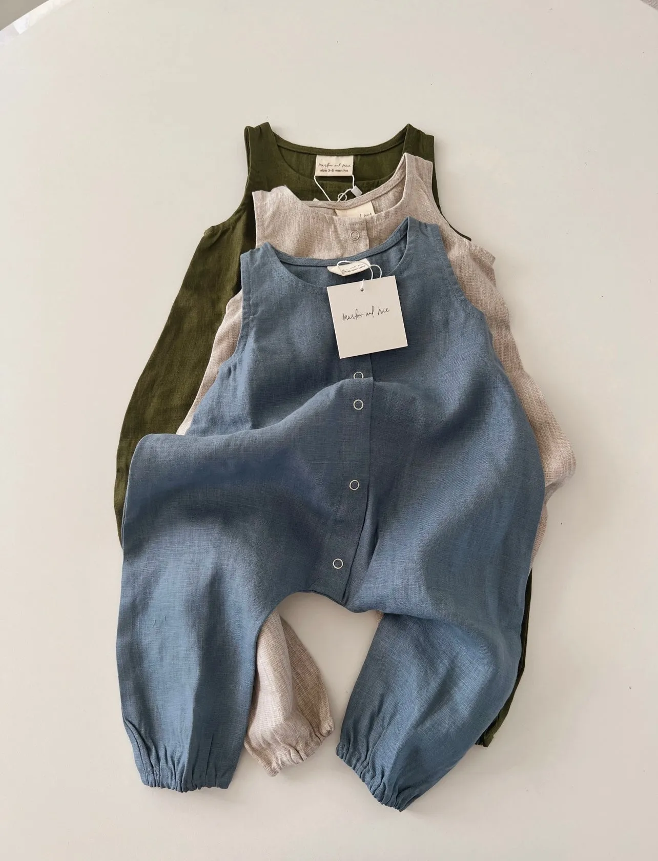 Linen Romper