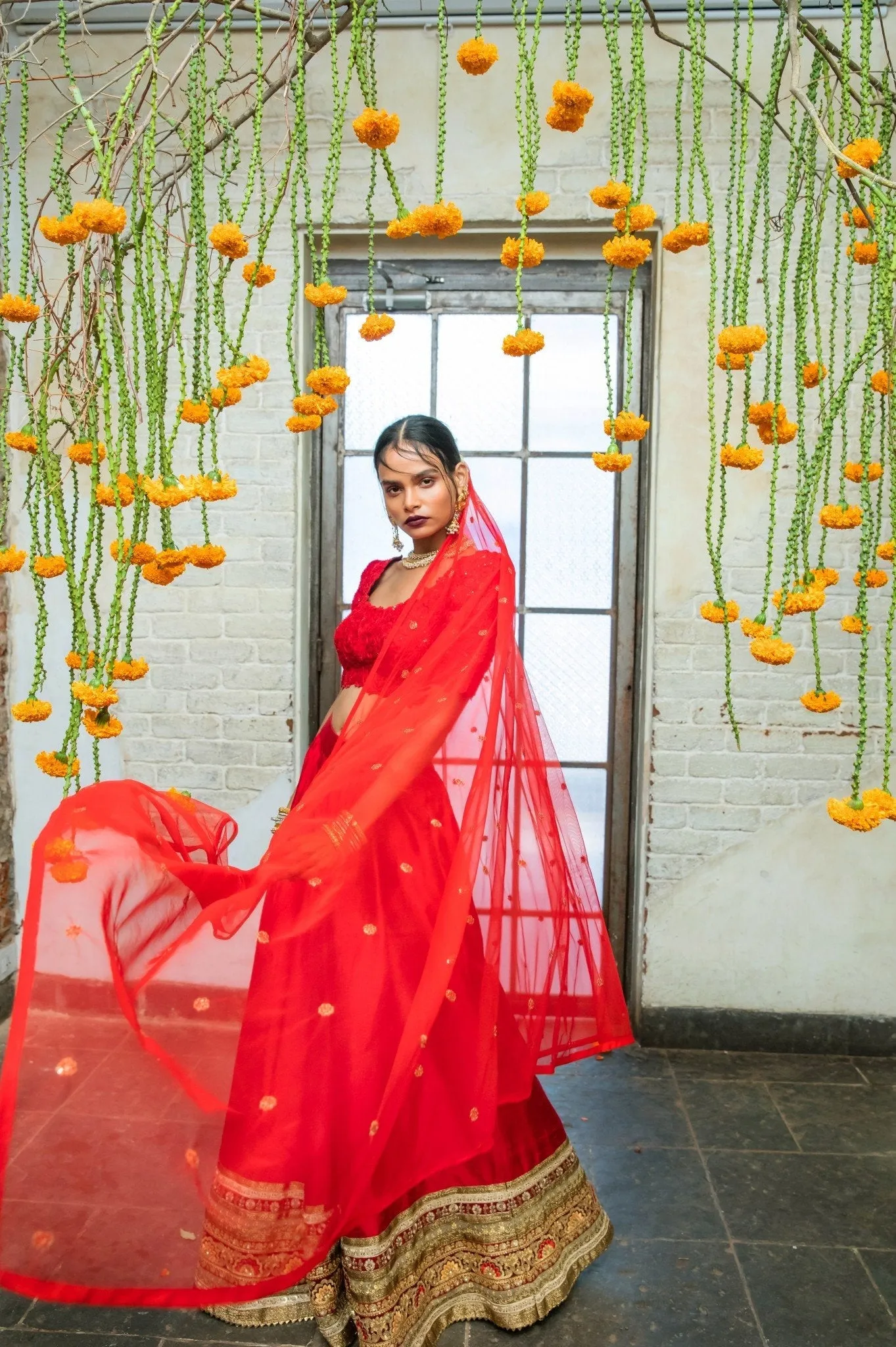 Red Silk Blouse & Red Silk Lehenga  Perfect for Every Occasion