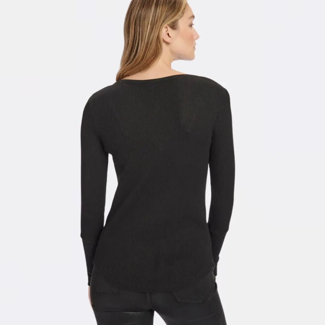 Thermal Forever Henley (Black Wash)